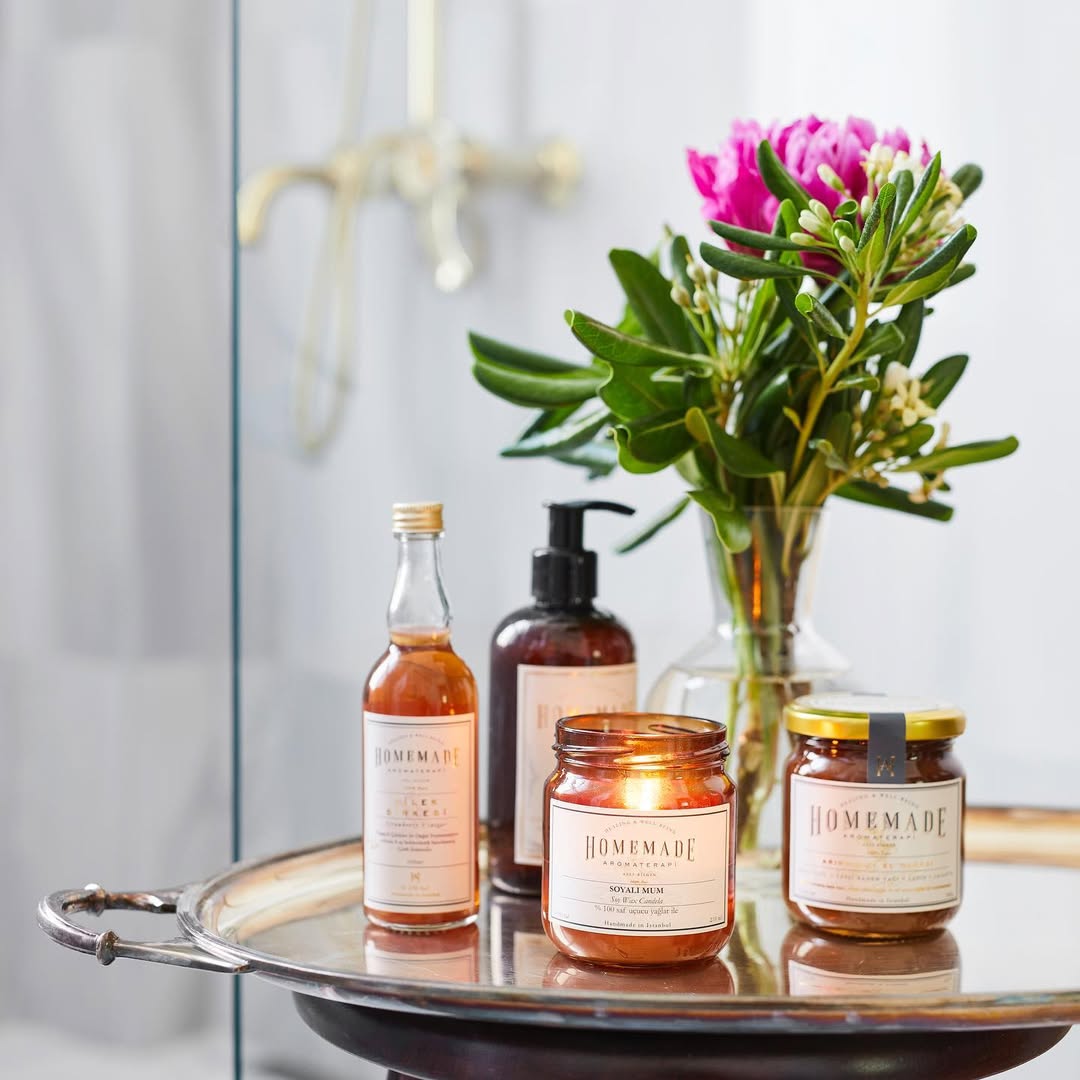 Cinnamon, Orange & Clove Soy Candle (Amber Jar)