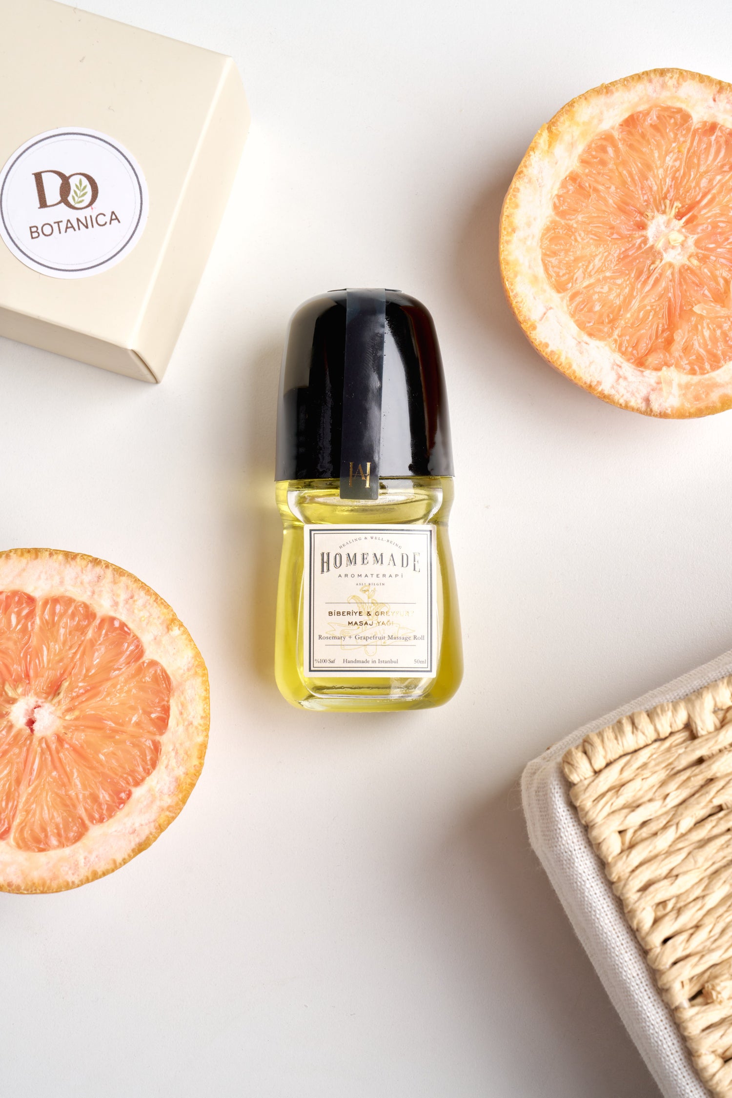 Roll-on Masaj cu Rozmarin și Grapefruit
