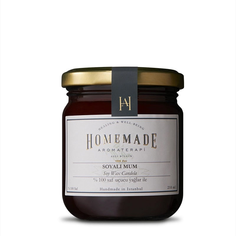 Cinnamon, Orange &amp; Clove Soy Candle (Amber Jar)