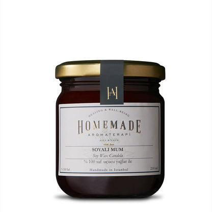 Cinnamon, Orange &amp; Clove Soy Candle (Amber Jar)