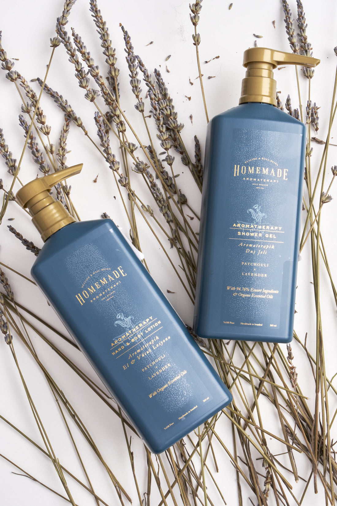 Gel de Duș Aromaterapeutic cu Patchouli &amp; Lavandă