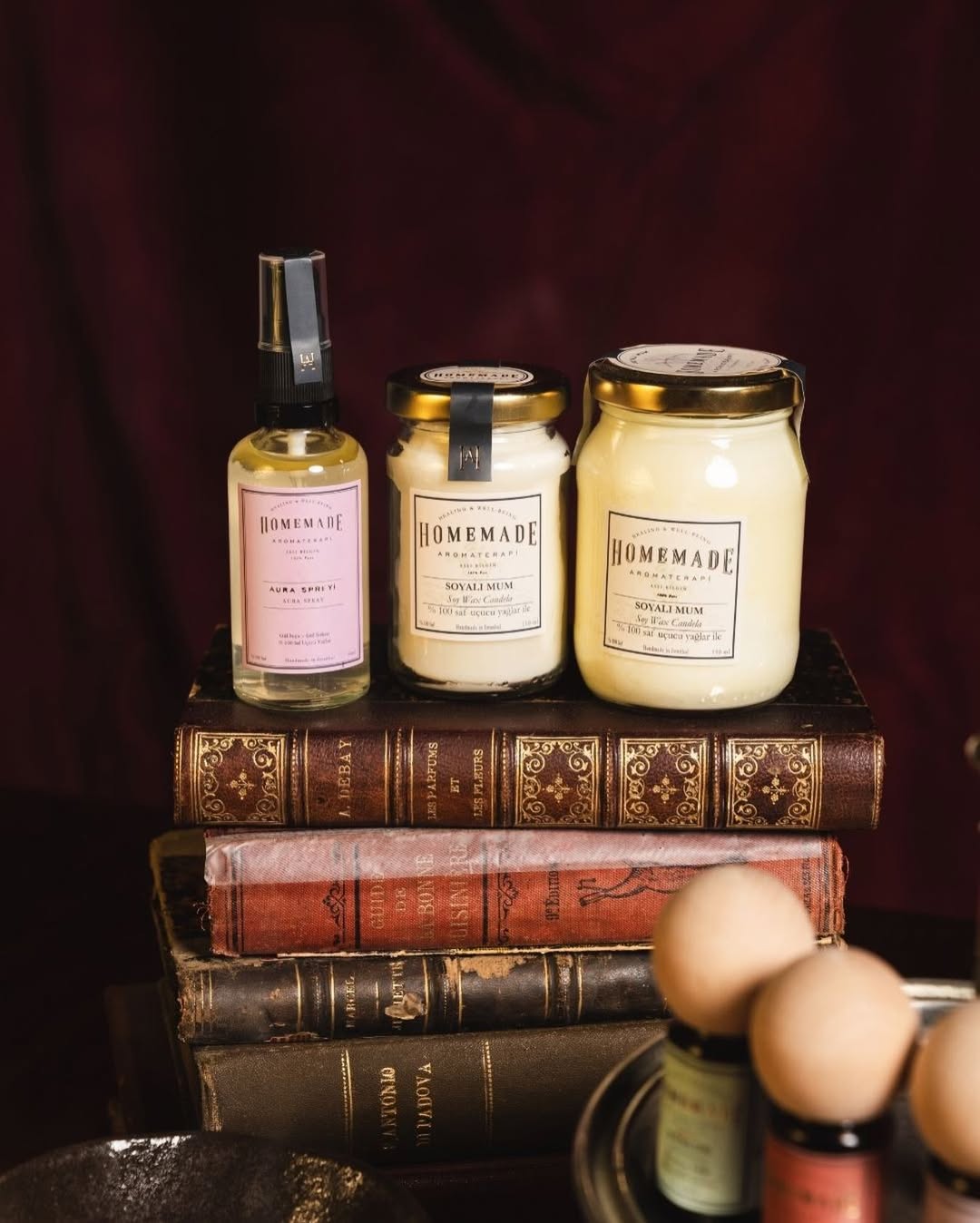 Lumânare din Soia cu Patchouli &amp; Lavandă (Mărime Medie)