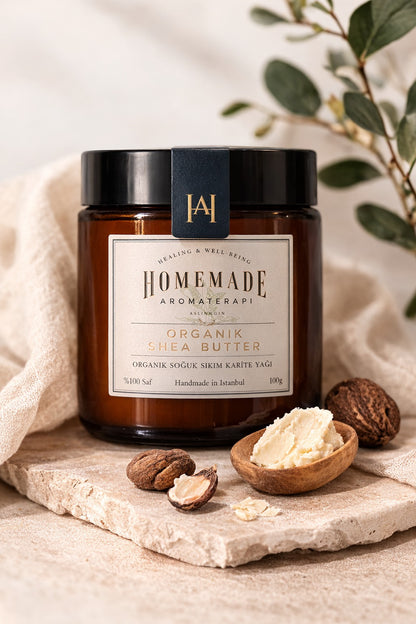 Unt de Shea Organic Presat la Rece